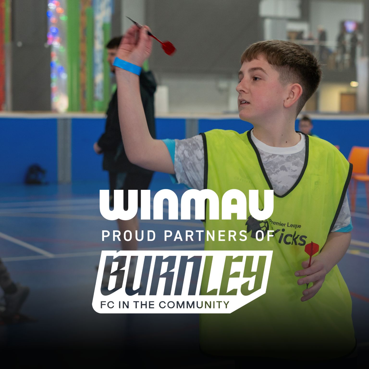 Winmau and Burnley FC in the Community