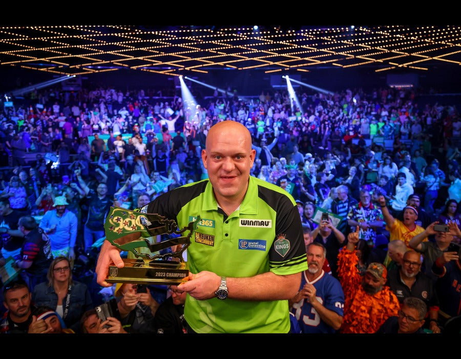 Reigning champion Van Gerwen faces Lauby at bet365 US Darts Masters