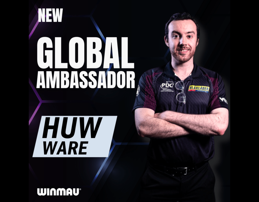 Huw Ware becomes Global Ambassador for Winmau