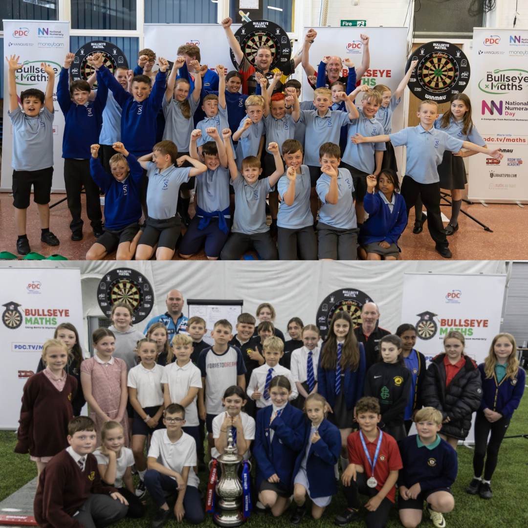 Over 150 children benefit from World Matchplay's Bullseye Maths activity