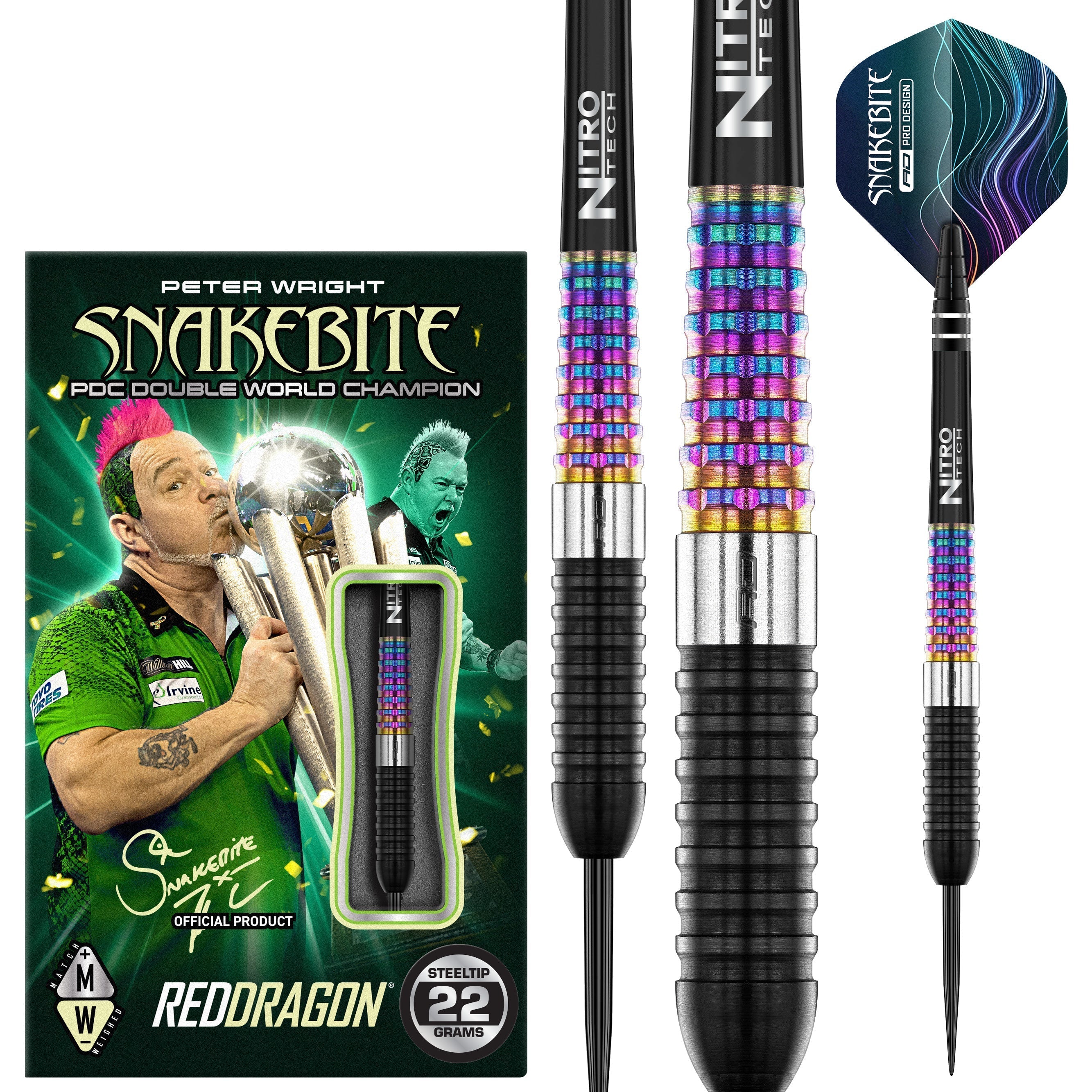 ダーツ Red Dragon Peter Wright Snakebite CORRA Peter Wright Corra Darts | Red Dragon Darts – Winmau