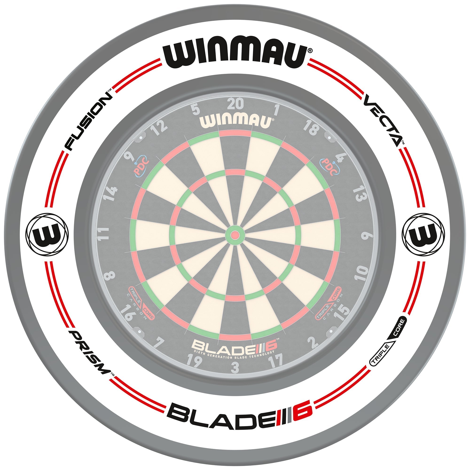Pro-Line Original White Dartboard Surround