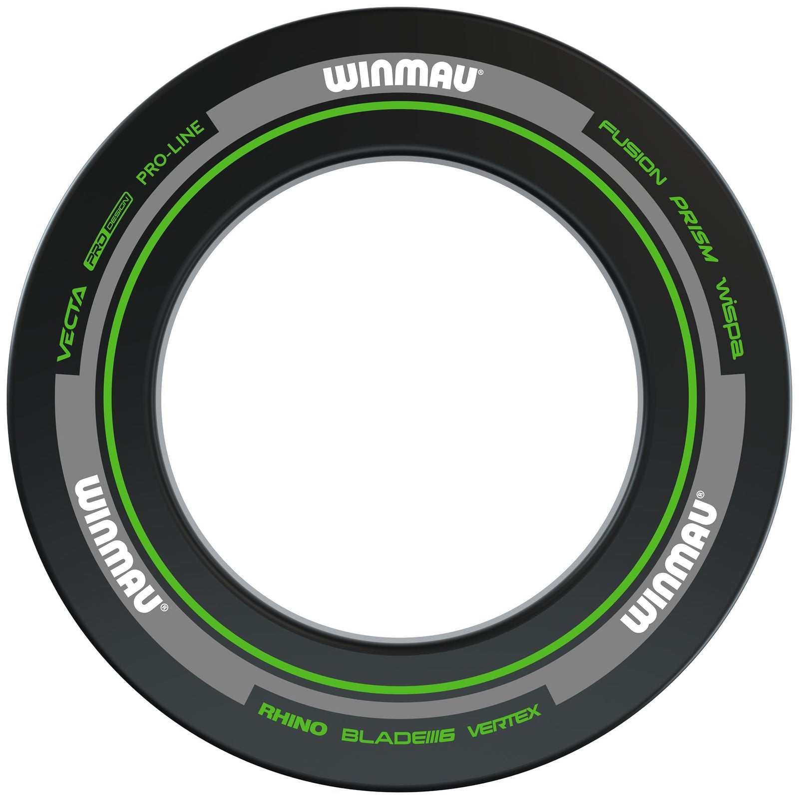 Advance Black and Green Dartboard Surround