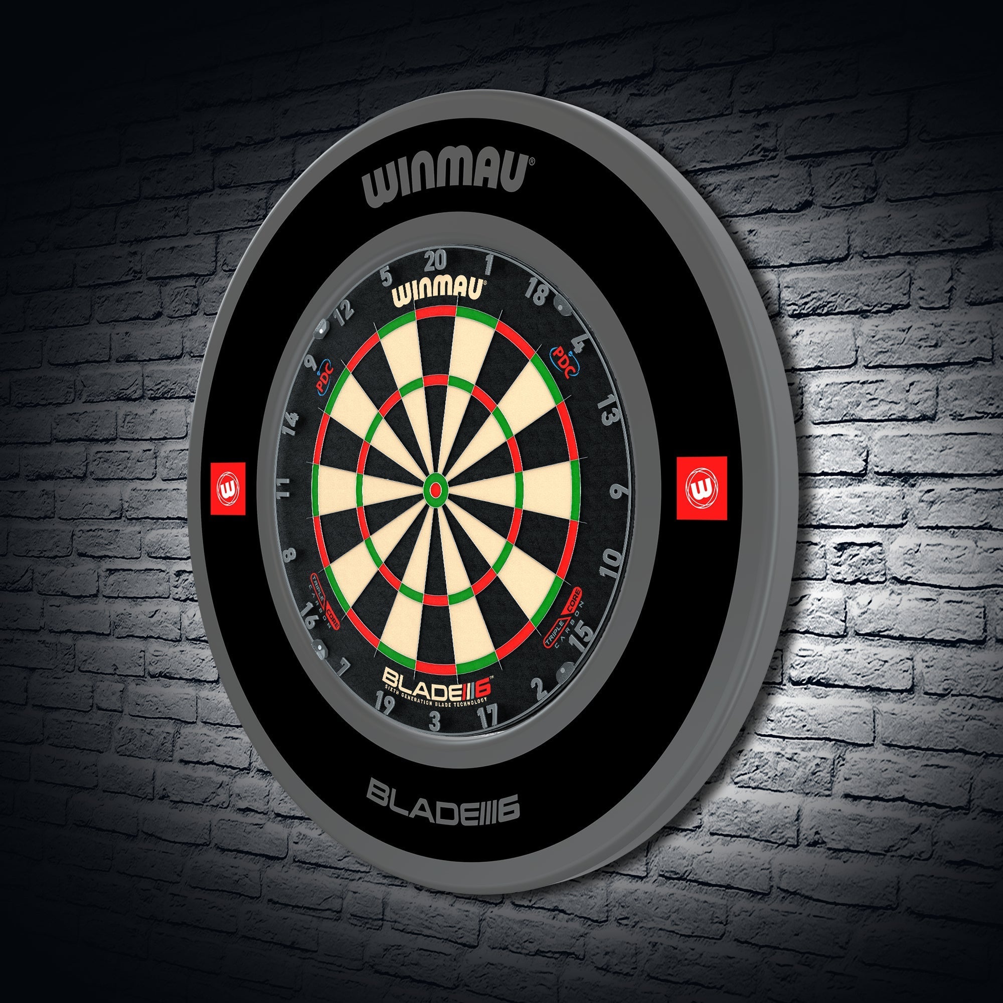 Pro-Line 1.0 Schwarze Dartscheiben-Umrandung