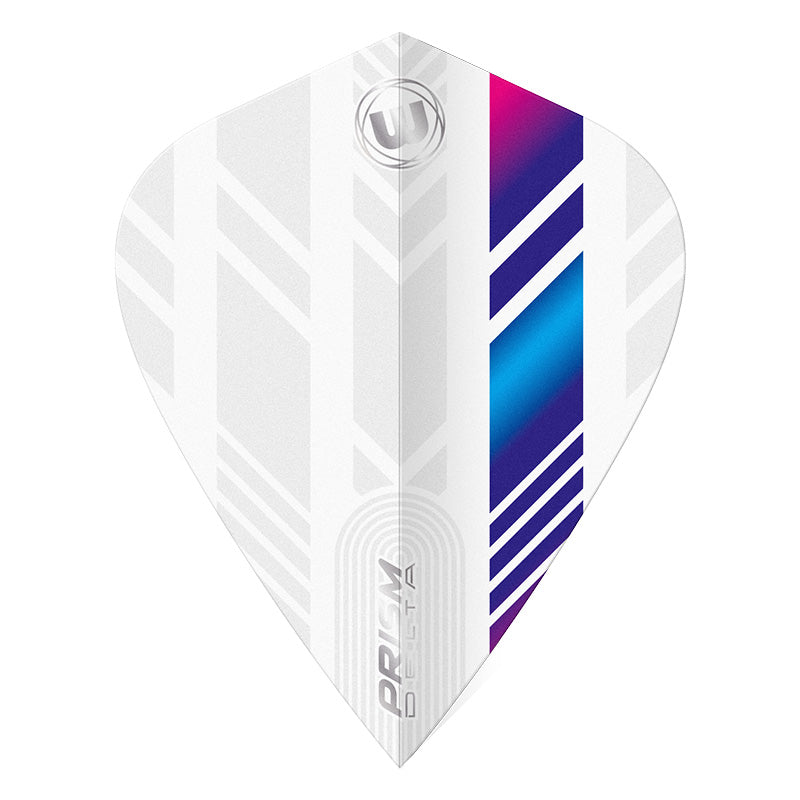 Weißer, blauer und violetter Kite Prism Delta Standard