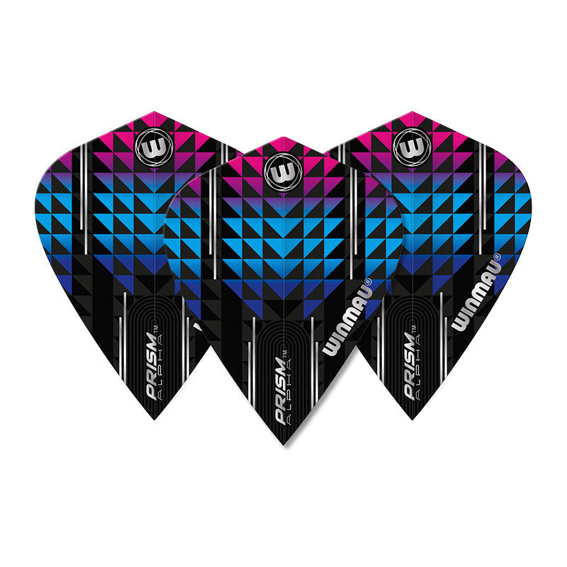 Black, Blue & Purple Prism Alpha Kite