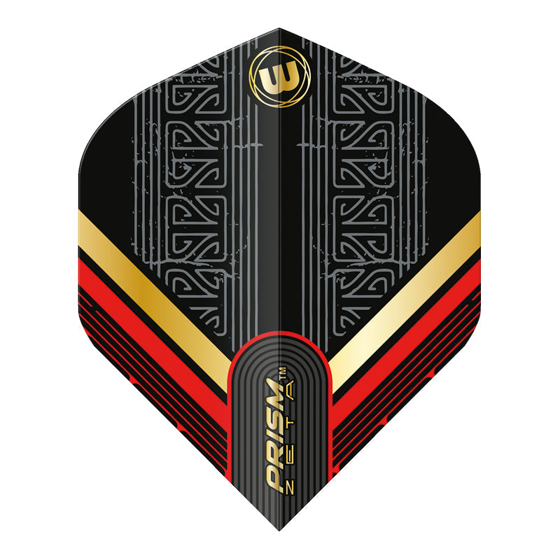 Negro, Rojo y Dorado Prisma Zeta Estándar