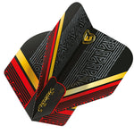 Negro, Rojo y Dorado Prisma Zeta Estándar