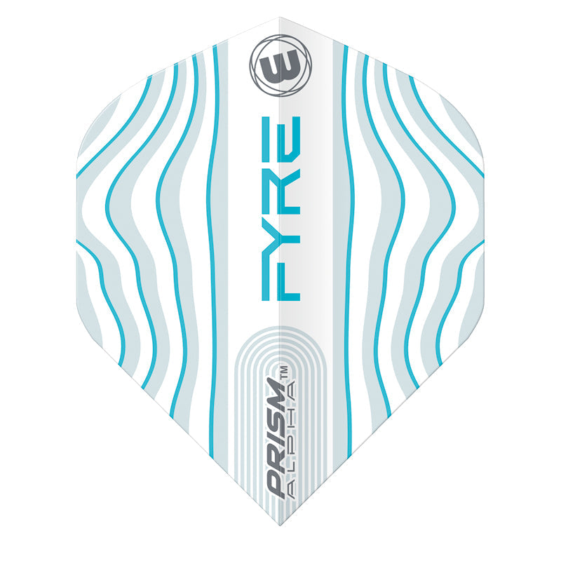 Weiß, Aqua & Blau Prism Alpha Standard