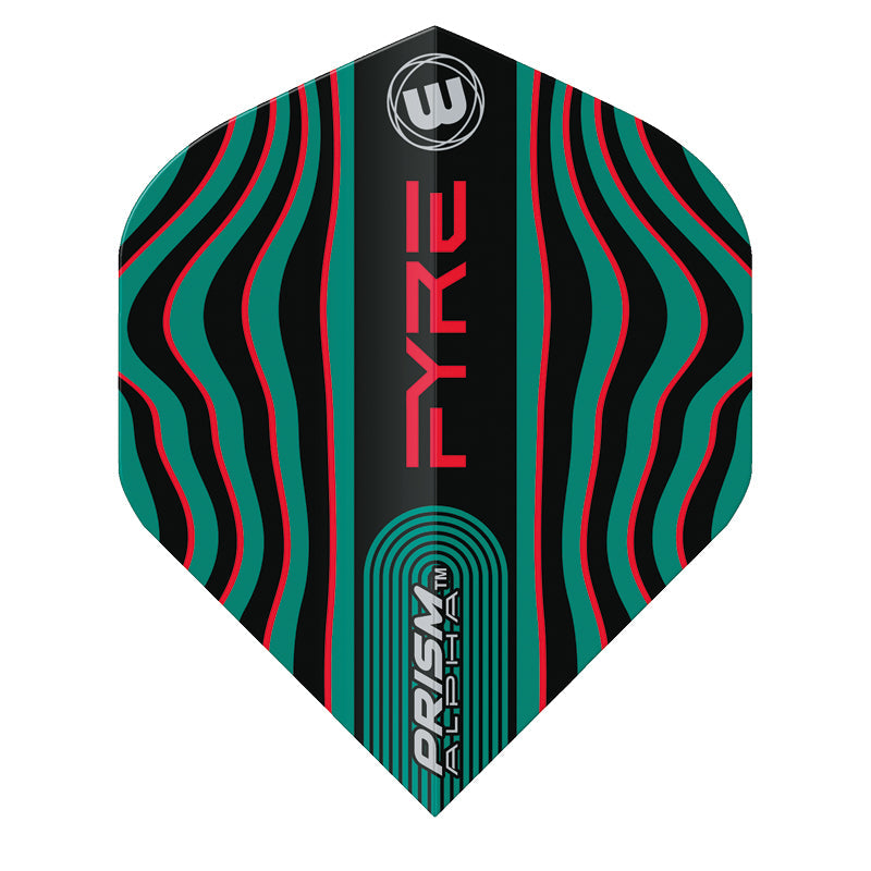Black, Turquoise & Red Prism Alpha Standard