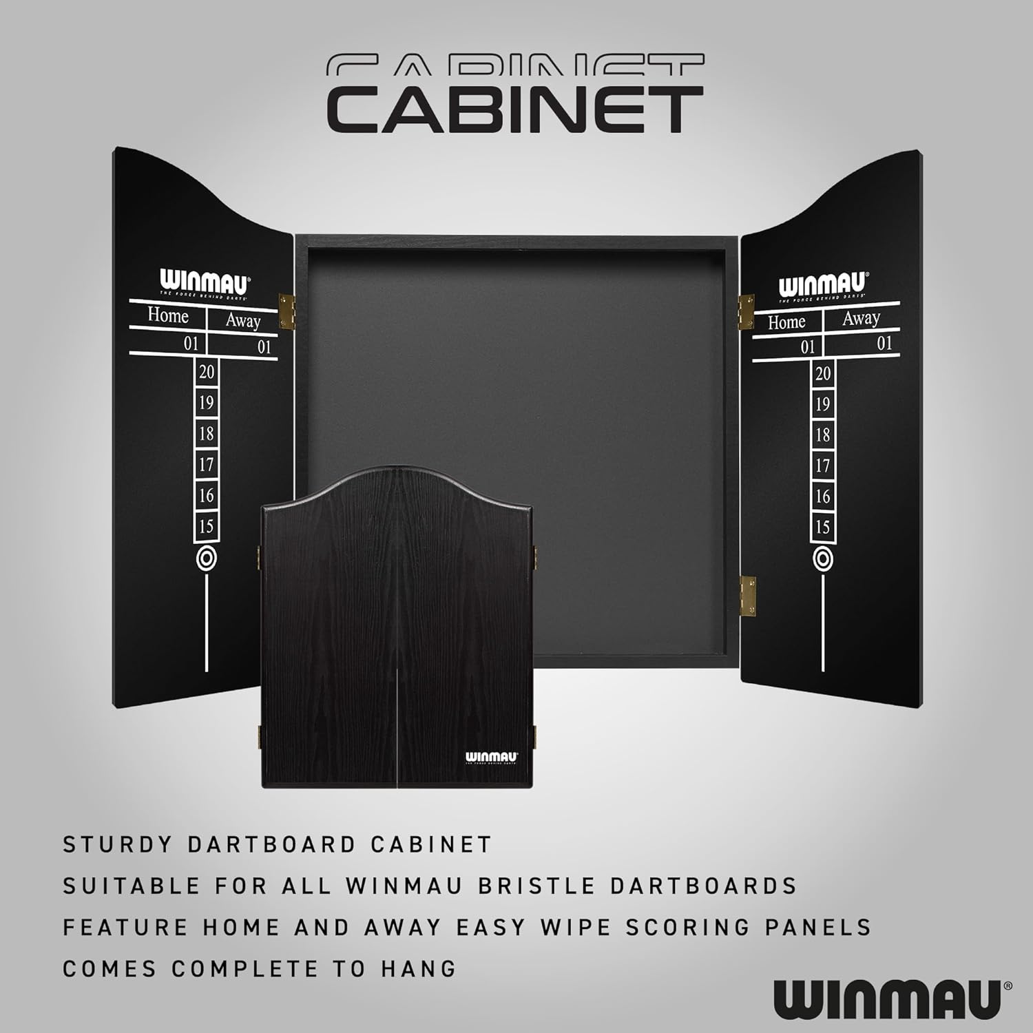 Masters Pro Dartboard Cabinet Set