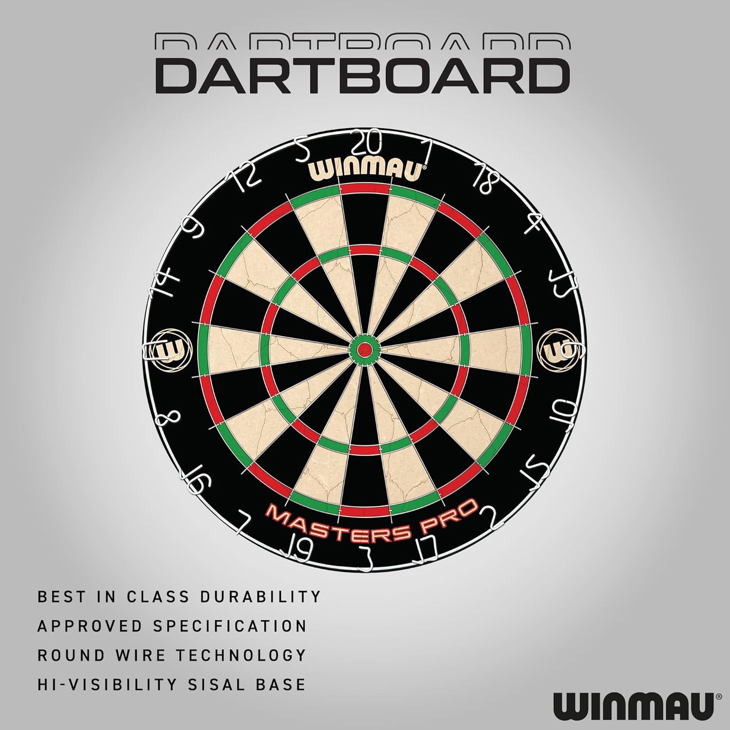 Masters Pro Dartboard Cabinet Set