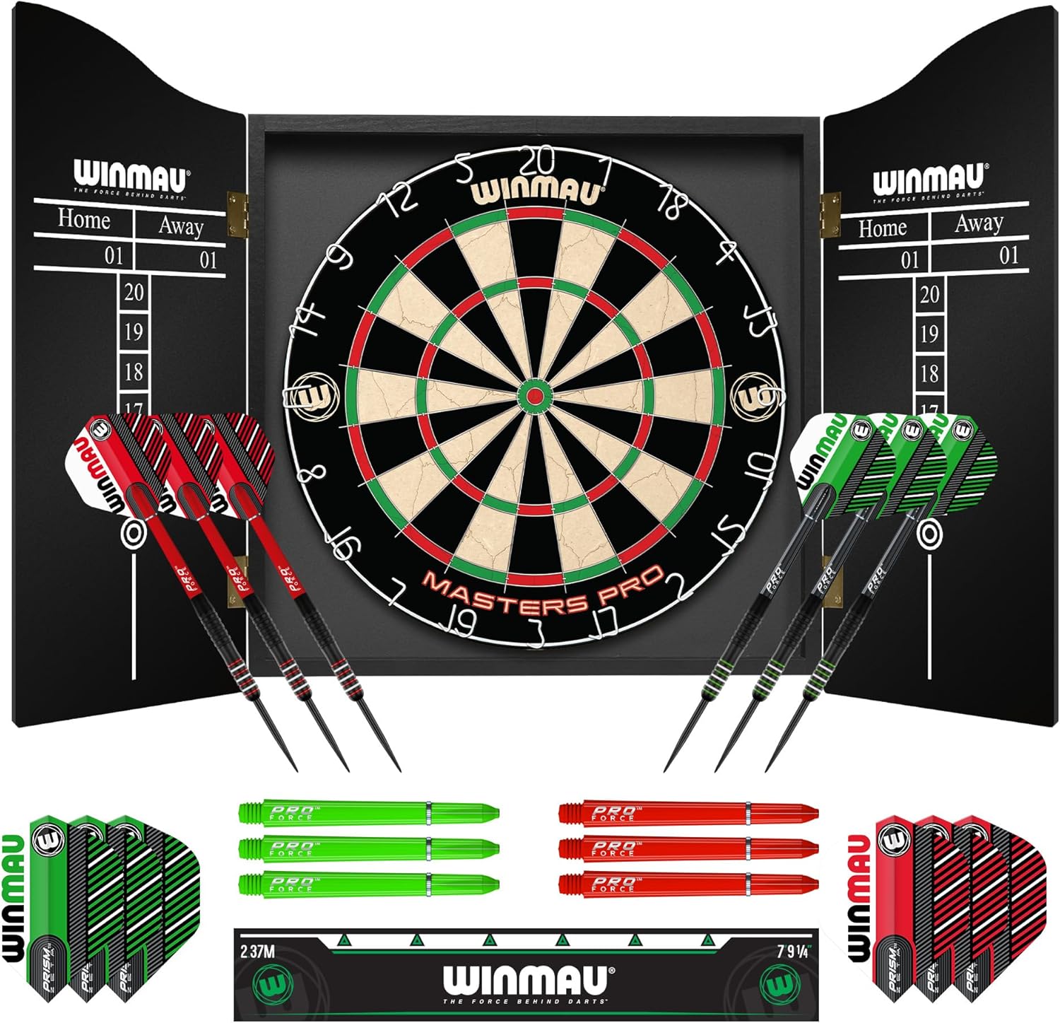 Masters Pro Dartboard Cabinet Set