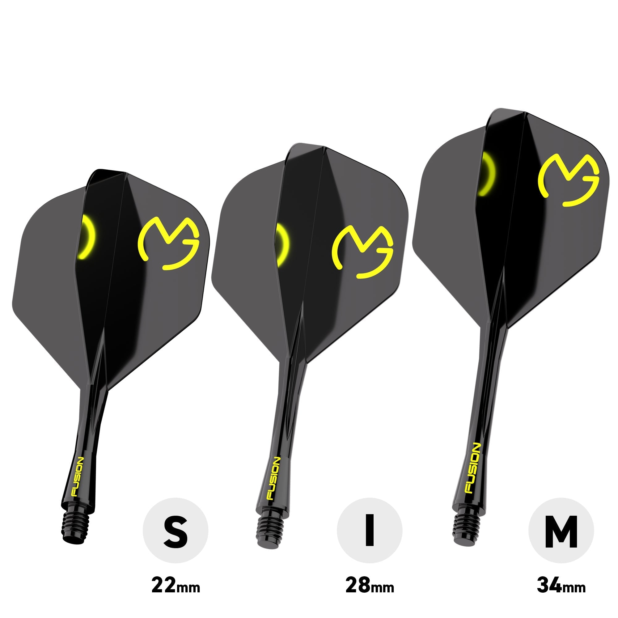 Fusion #2 Integrated Flight & Shaft MvG Design Black & Green