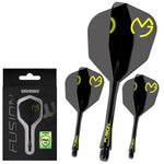 Fusion #6 Integrated Flight & Shaft MvG Design Black & Green