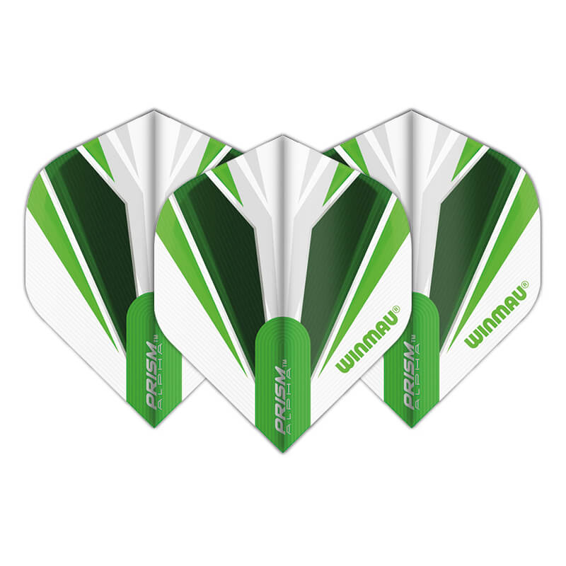 Winmau Prism Alpha White & Green