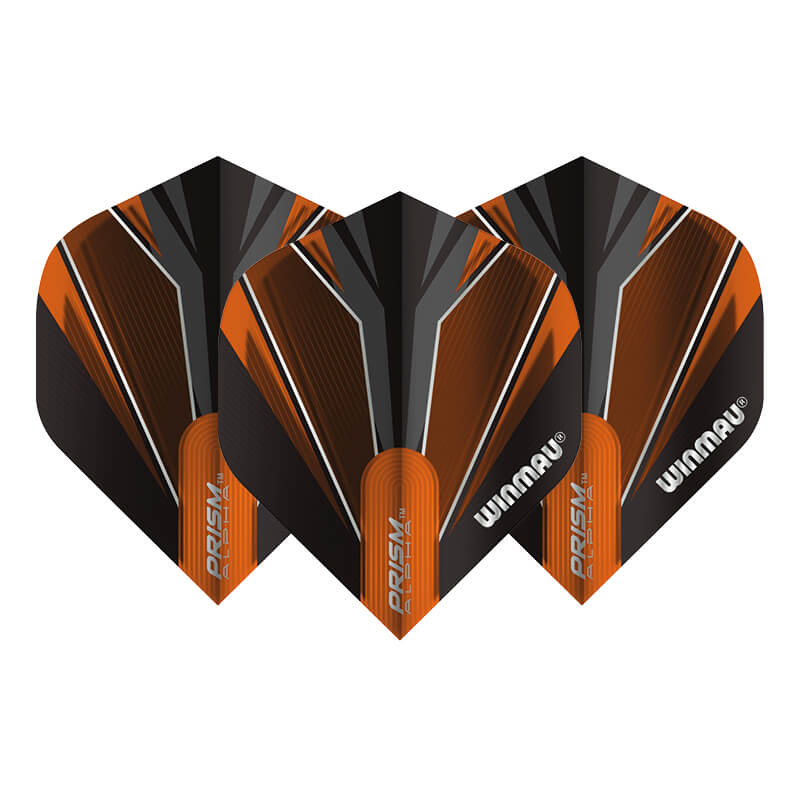 Winmau Prism Alpha Black & Orange