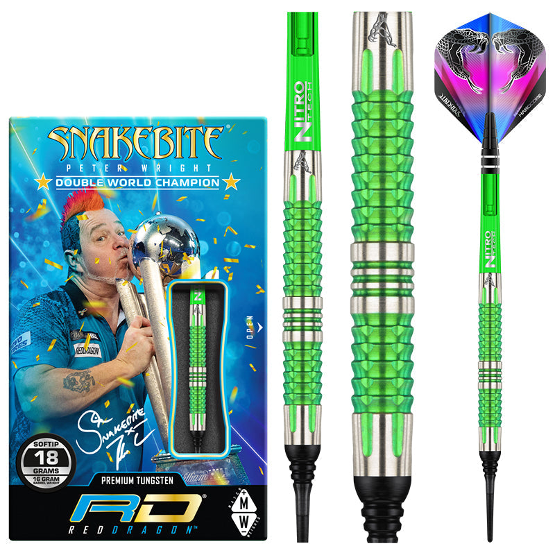 Peter Wright Snakebite Mamba 2 Softip Darts | Red Dragon Darts Peter Wright Snakebite Mamba 2 Softip Darts | Red Dragon Darts