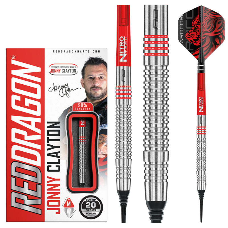 Jonny Clayton Originals Softip Darts | Red Dragon Darts – Winmau