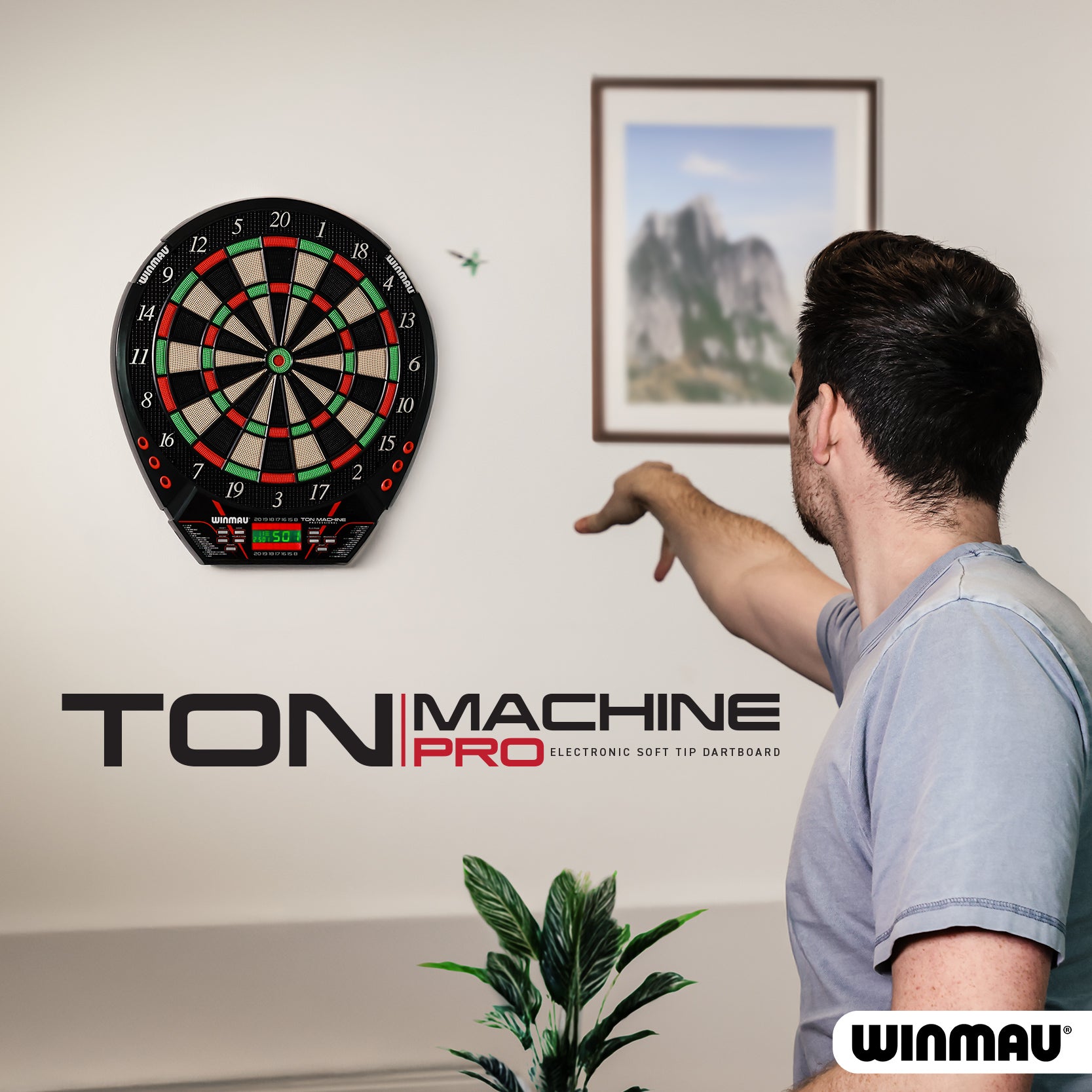 Ton Machine Soft Tip Dartboard