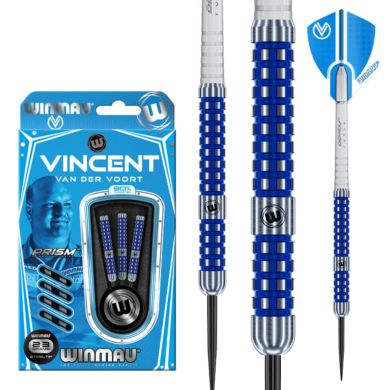 Dart Szett Winmau Steel Florian Hempel 23g, 90% Wolfram - Ga