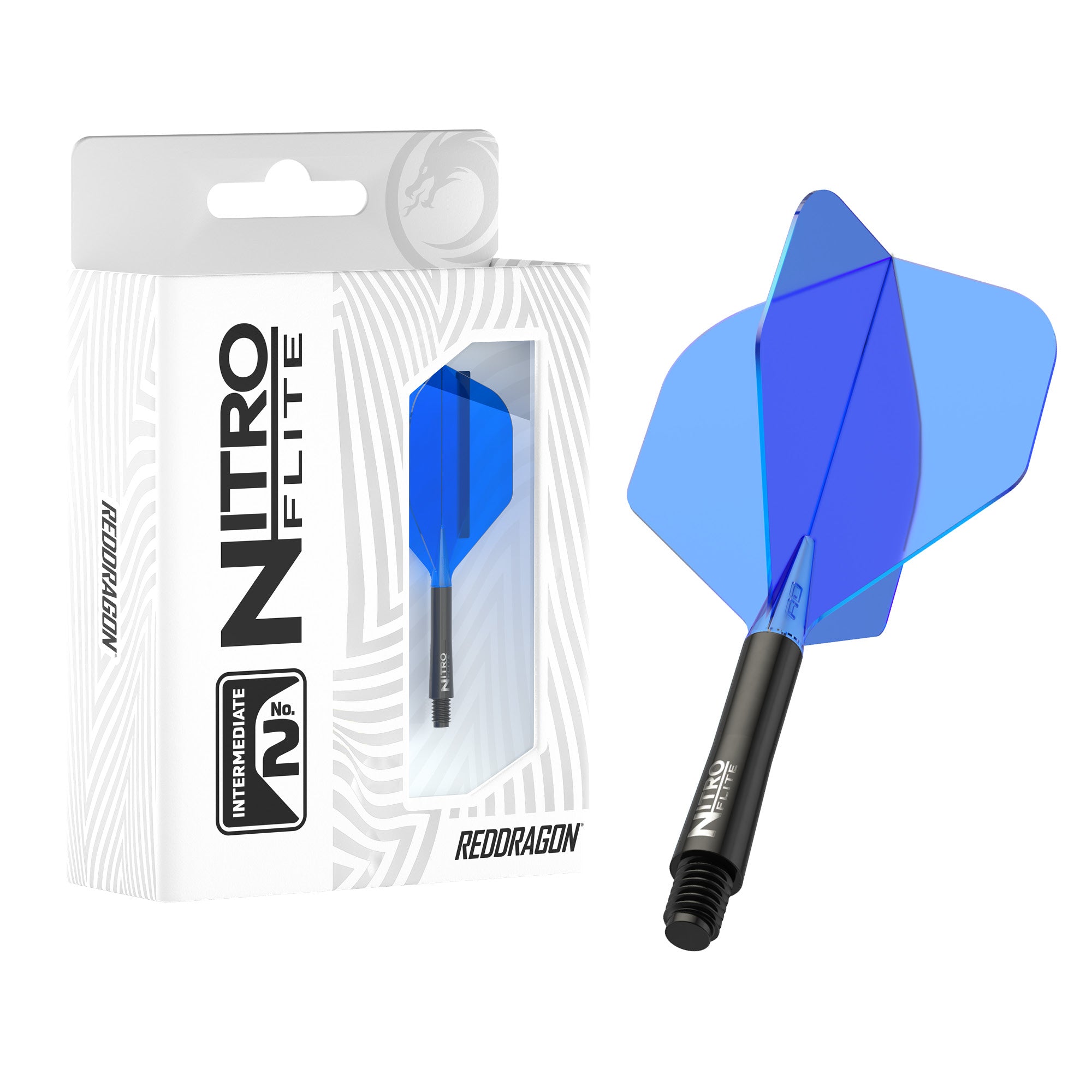 Nitro Flite - Integrated Flight and Shaft Black & Blue