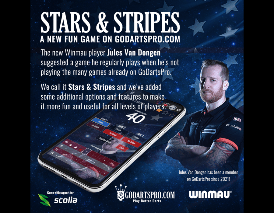 The new game: Stars & Stripes By GODartsPro