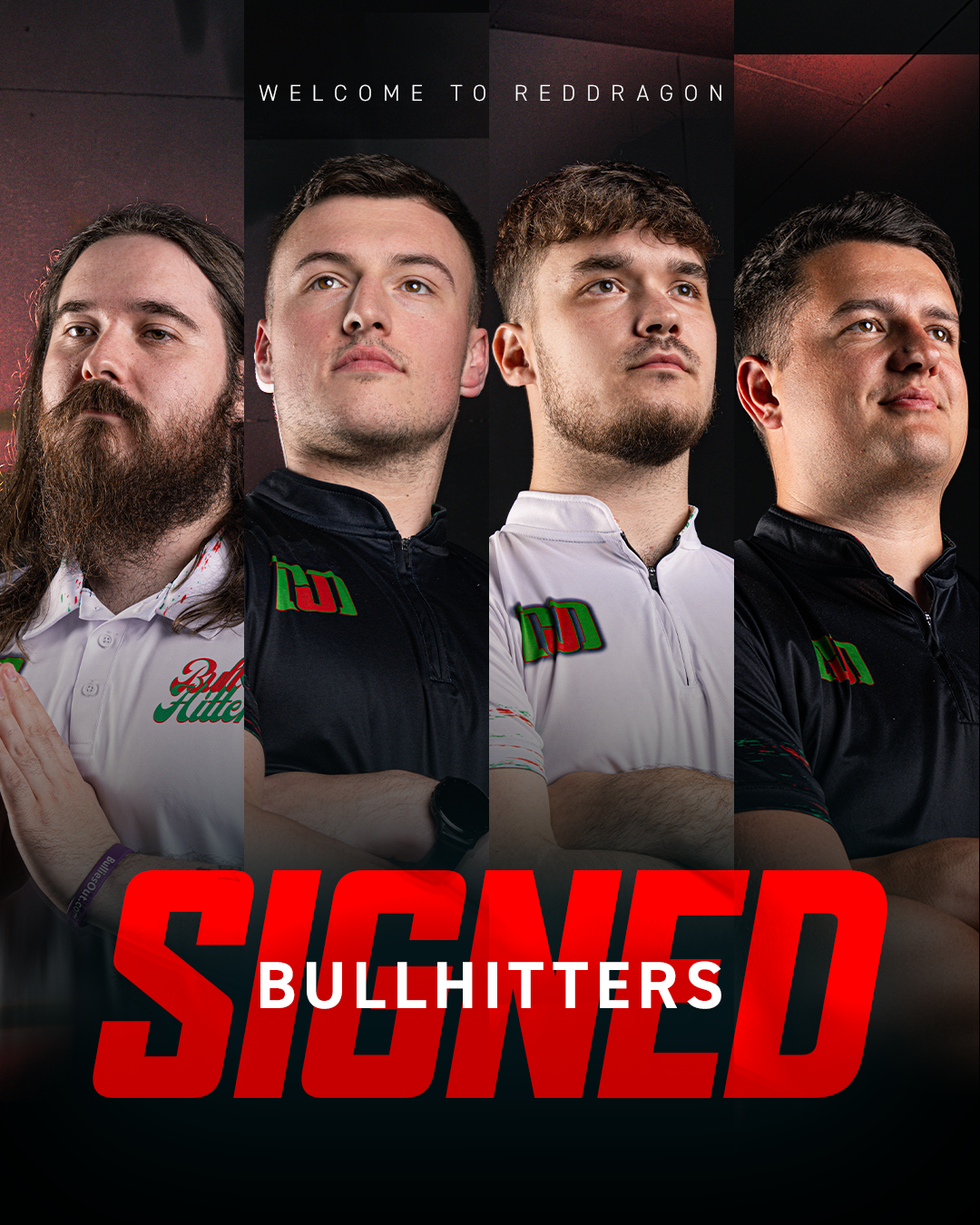 Bullhitters Join Forces with Red Dragon Darts x Winmau