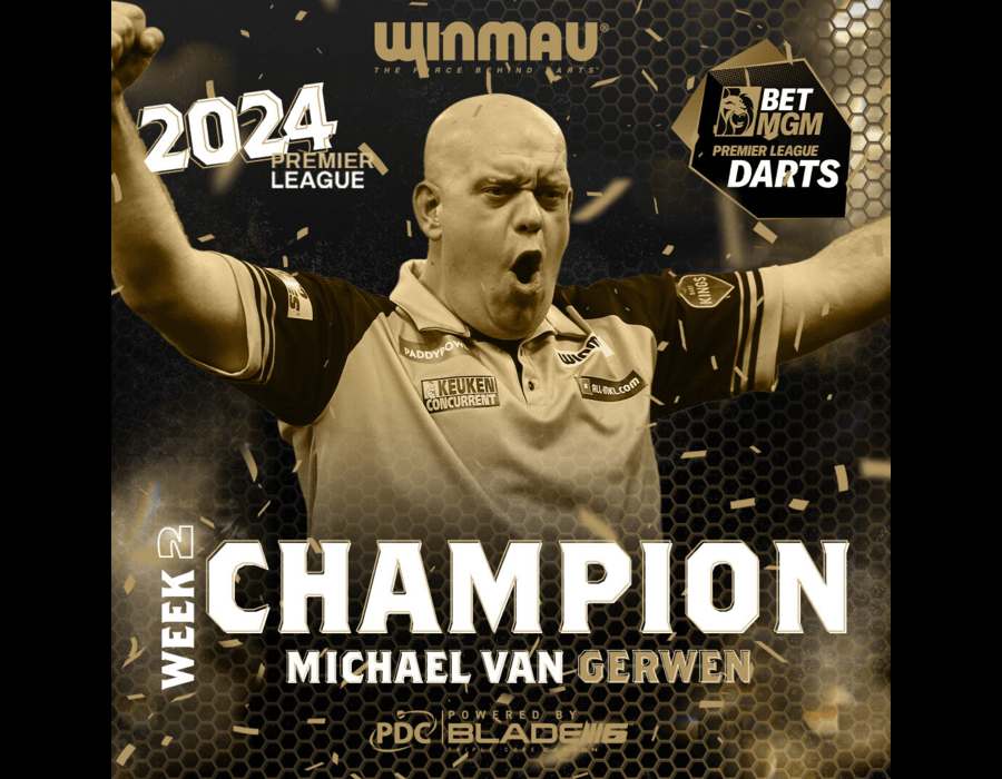 Van Gerwen overcomes Littler to triumph in Berlin