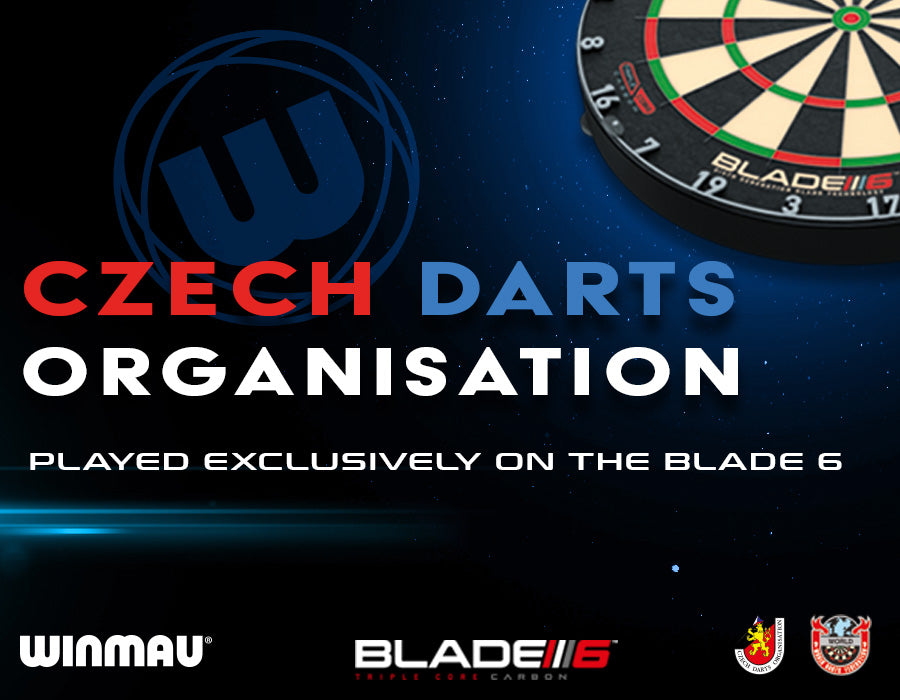 THE CZECH DARTS ORGANISATION WILL NOW BE PLAYED ON THE BLADE 6