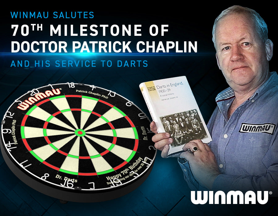 Winmau Salutes 70th Milestone of Doctor Patrick Chaplin and his Service to Darts