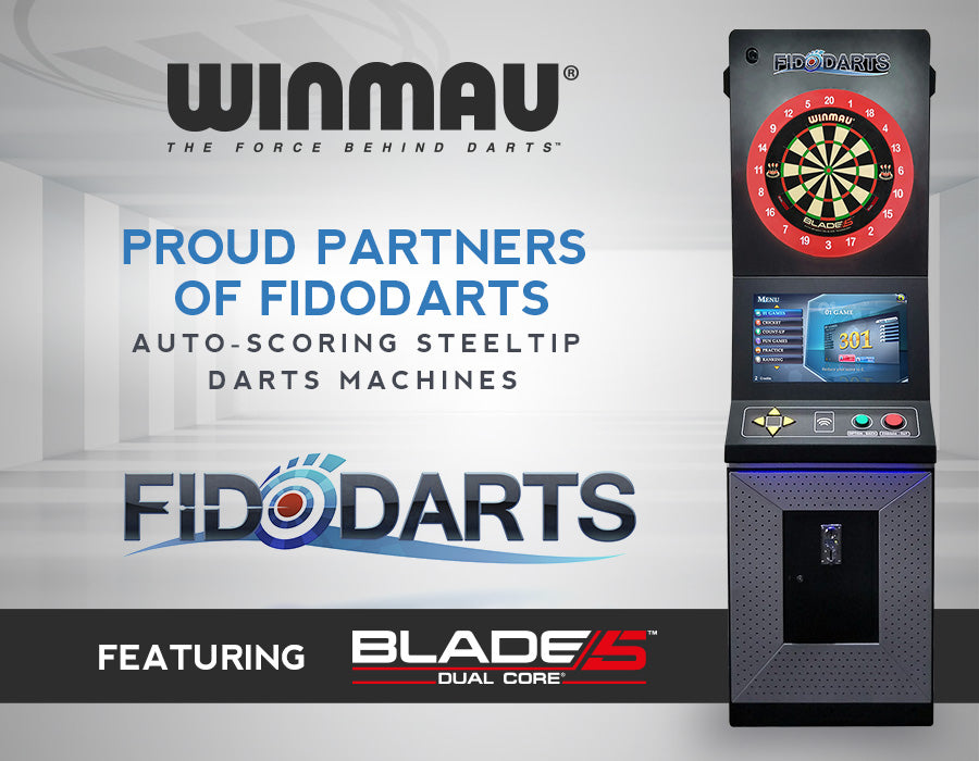 Winmau Partners with Auto-scoring Steeltip Darts Brand FidoDarts
