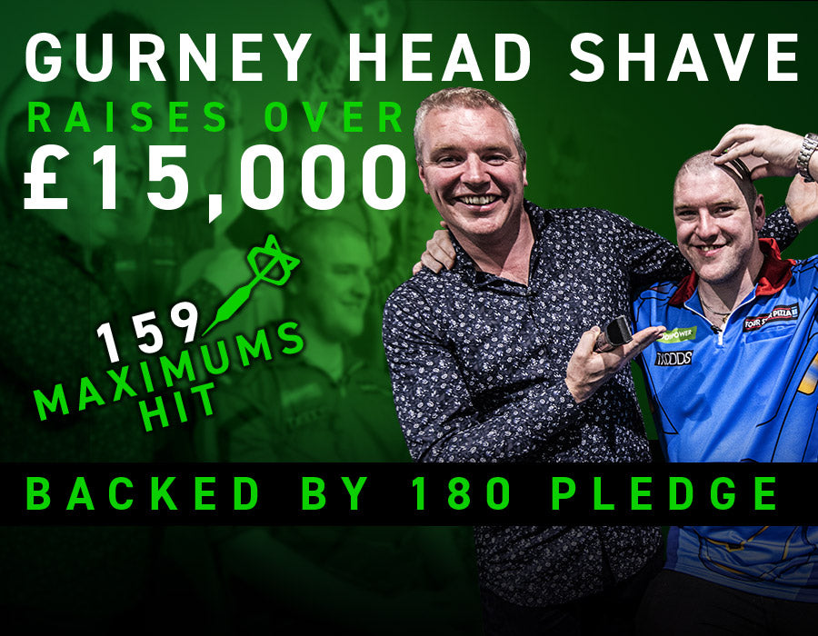 Gurney Head Shave Raises over £15,000 - Backed by 180 Pledge