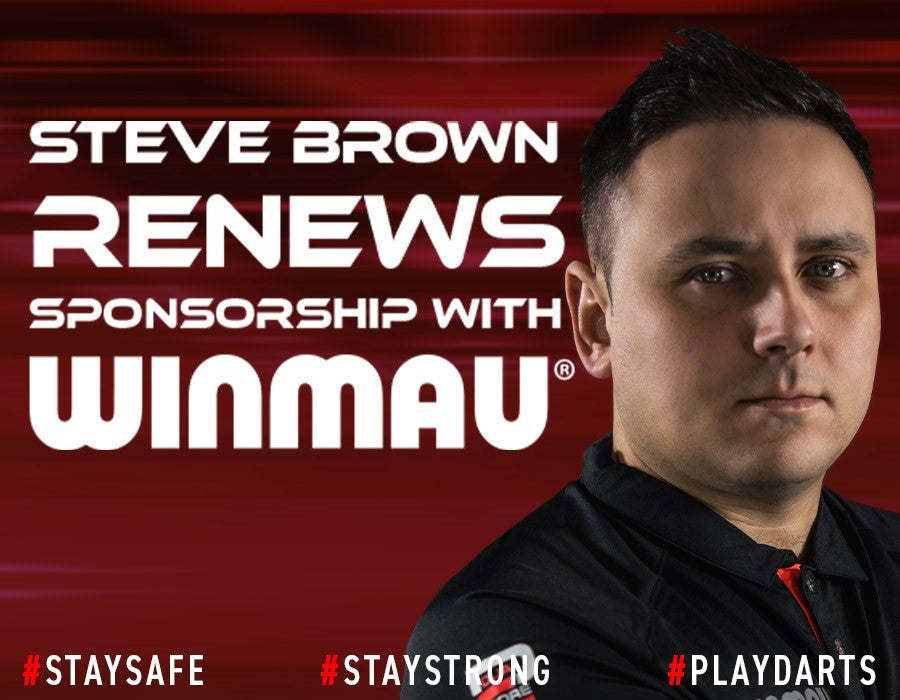 Steve Brown Signs New Player Deal with Winmau