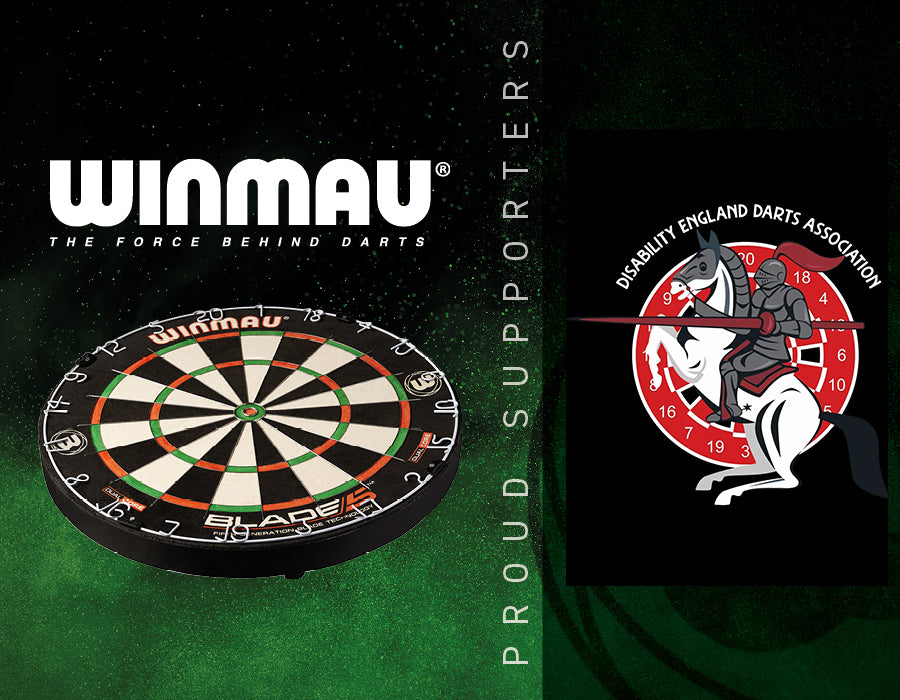 Winmau Announces Partnership with Disability England Darts Association