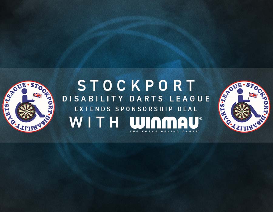 The Stockport Disability Darts League Extent Sponsor With Winmau
