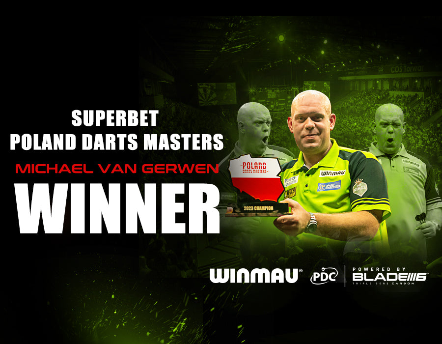 INSPIRED VAN GERWEN CLAIMS POLAND DARTS MASTERS CROWN