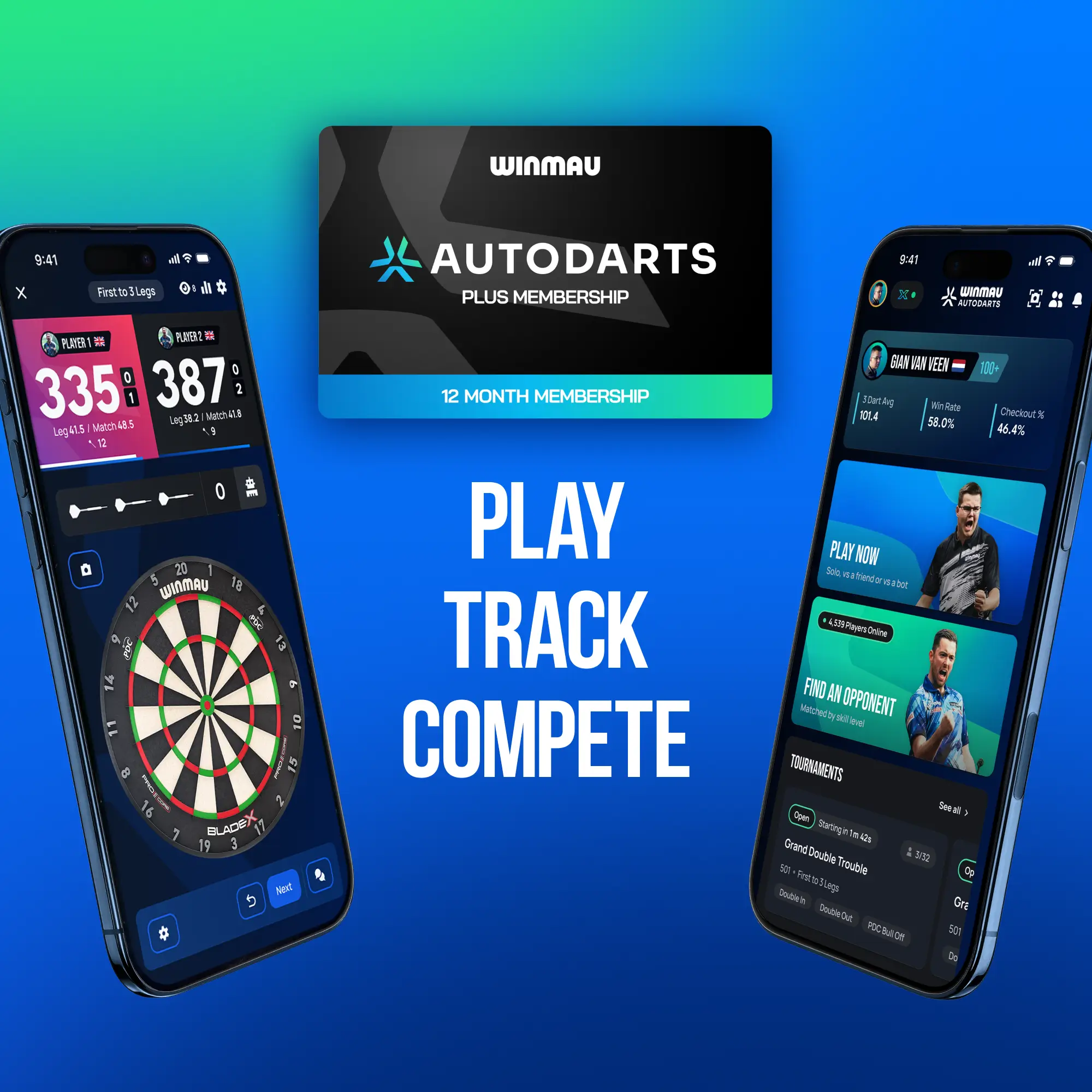 Autodarts Device Stand + 12 Month PLUS Subscription Bundle