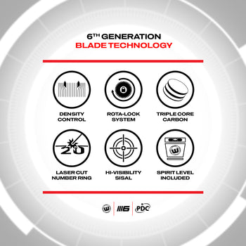 Blade 6 Triple Core Dartbord - Official PDC Match Board
