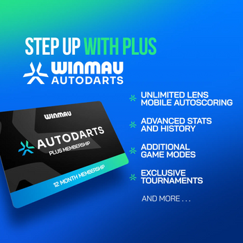 Autodarts Device Stand + 12 Month PLUS Subscription Bundle