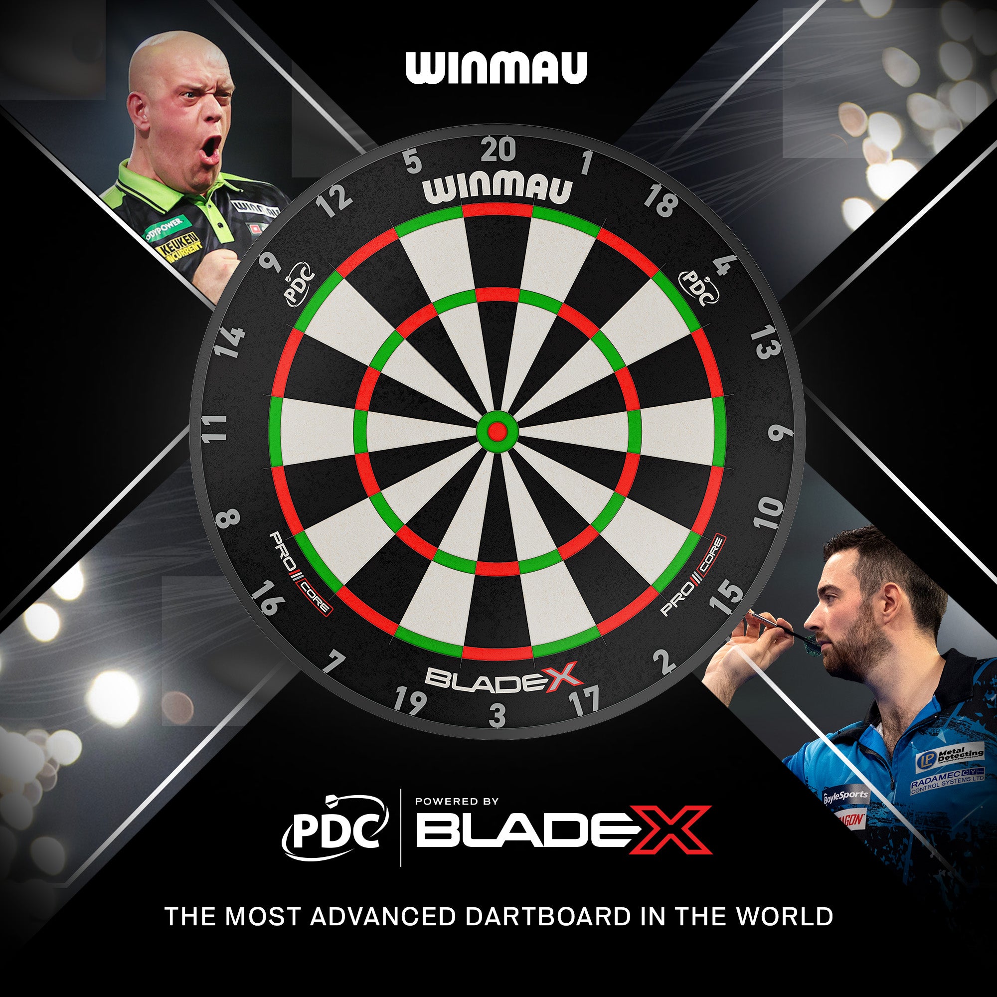 Blade X - Offizielles PDC Dartscheibe