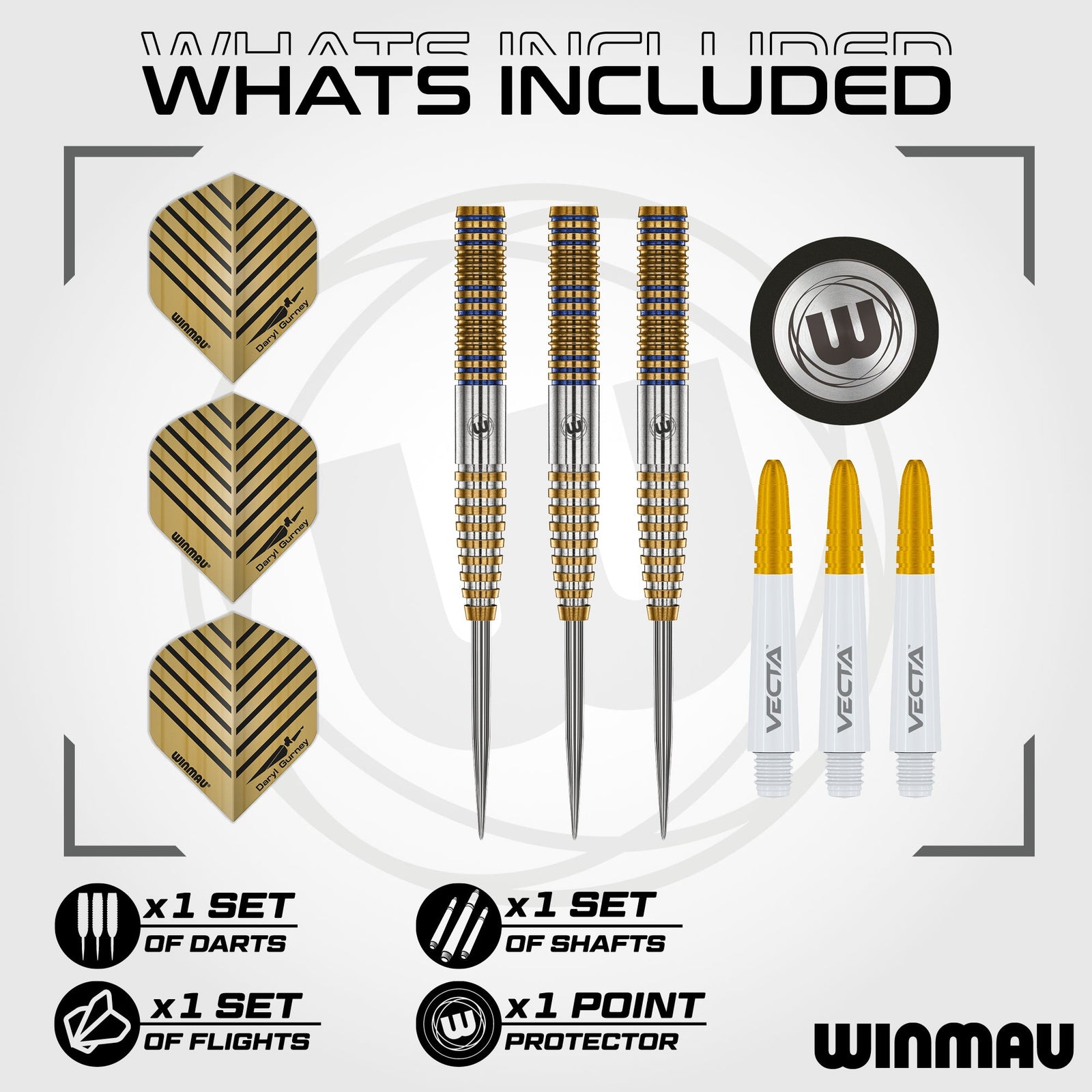Winmau Daryl Gurney 95% Handtekening Editie Darts