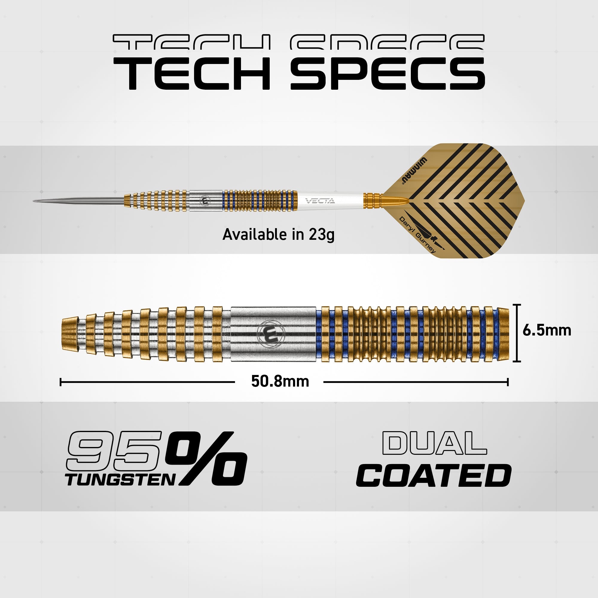 Daryl Gurney 95% Signature Edition Darts – Winmau