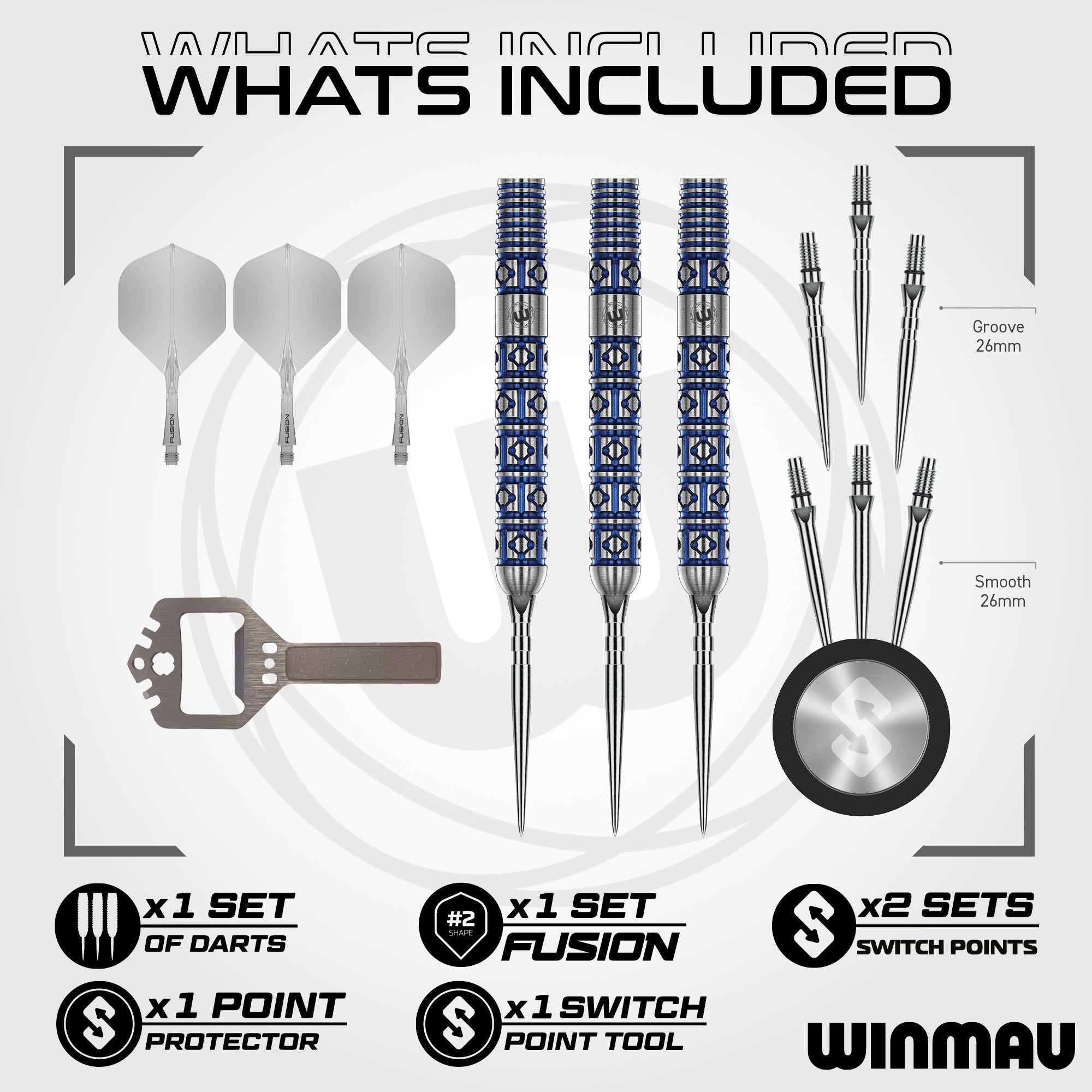 Lunaris Switch Point Darts - Parallel