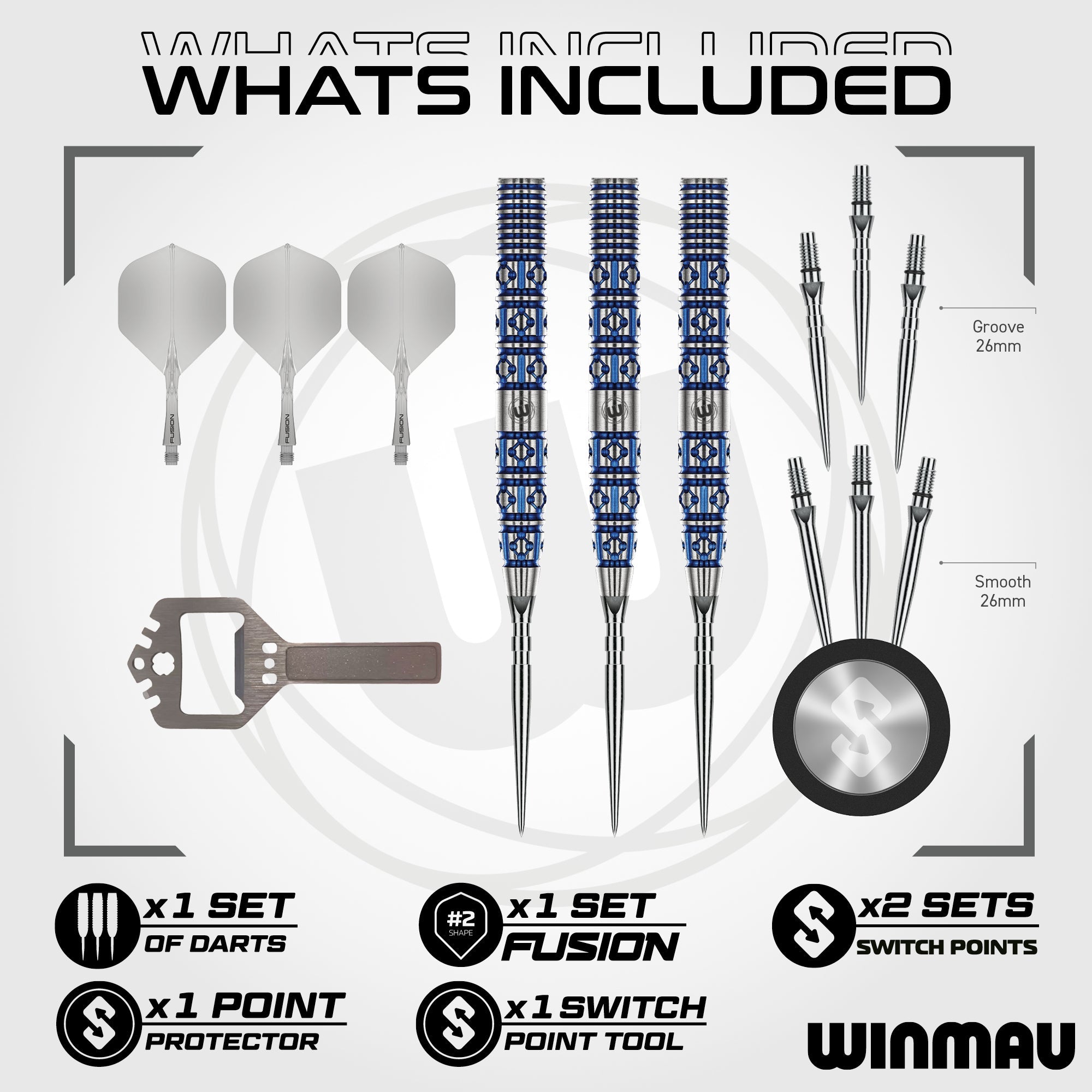 Lunaris Switch Point Darts - Tapered
