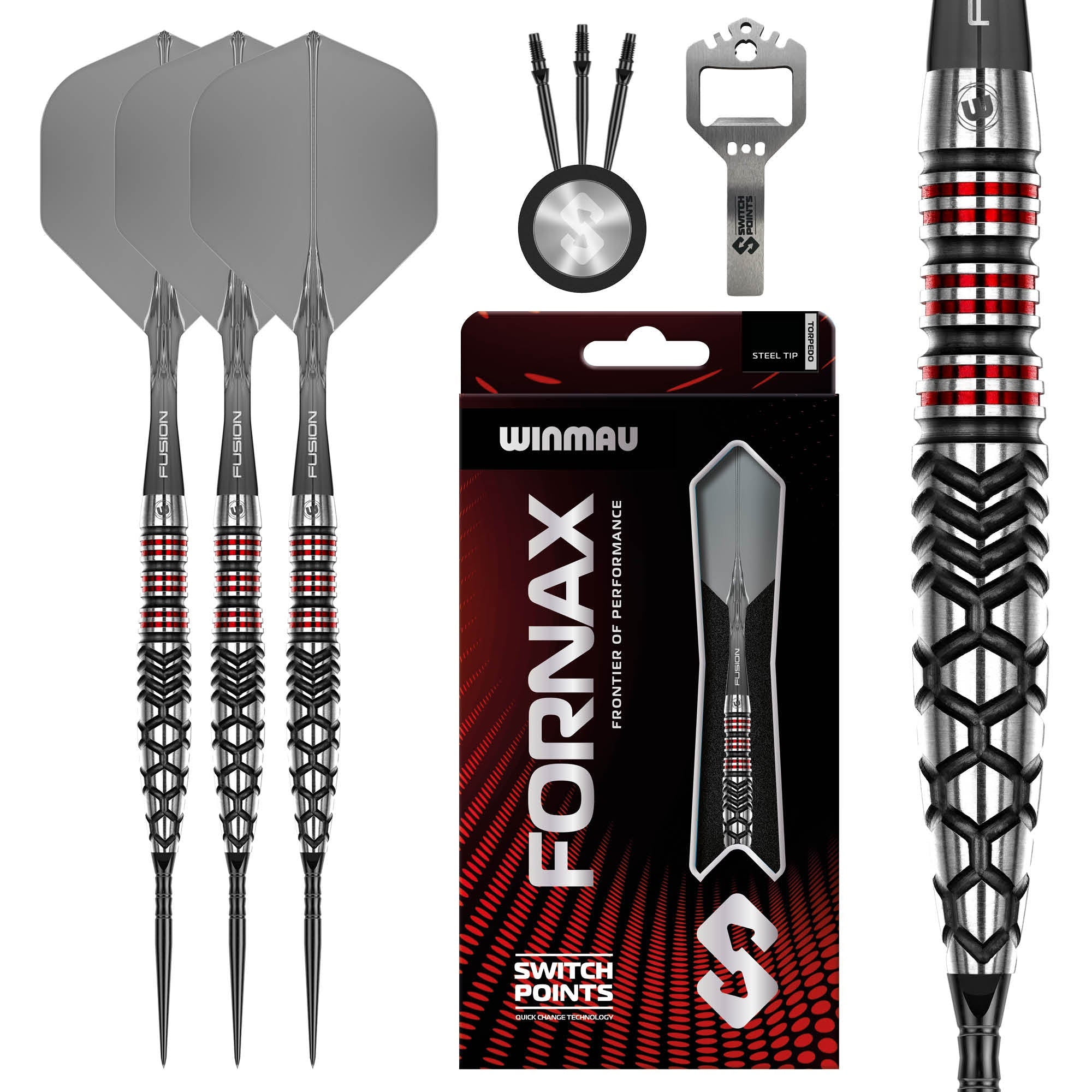 Winmau Fornax 90% Switch Point Darts | Torpedo