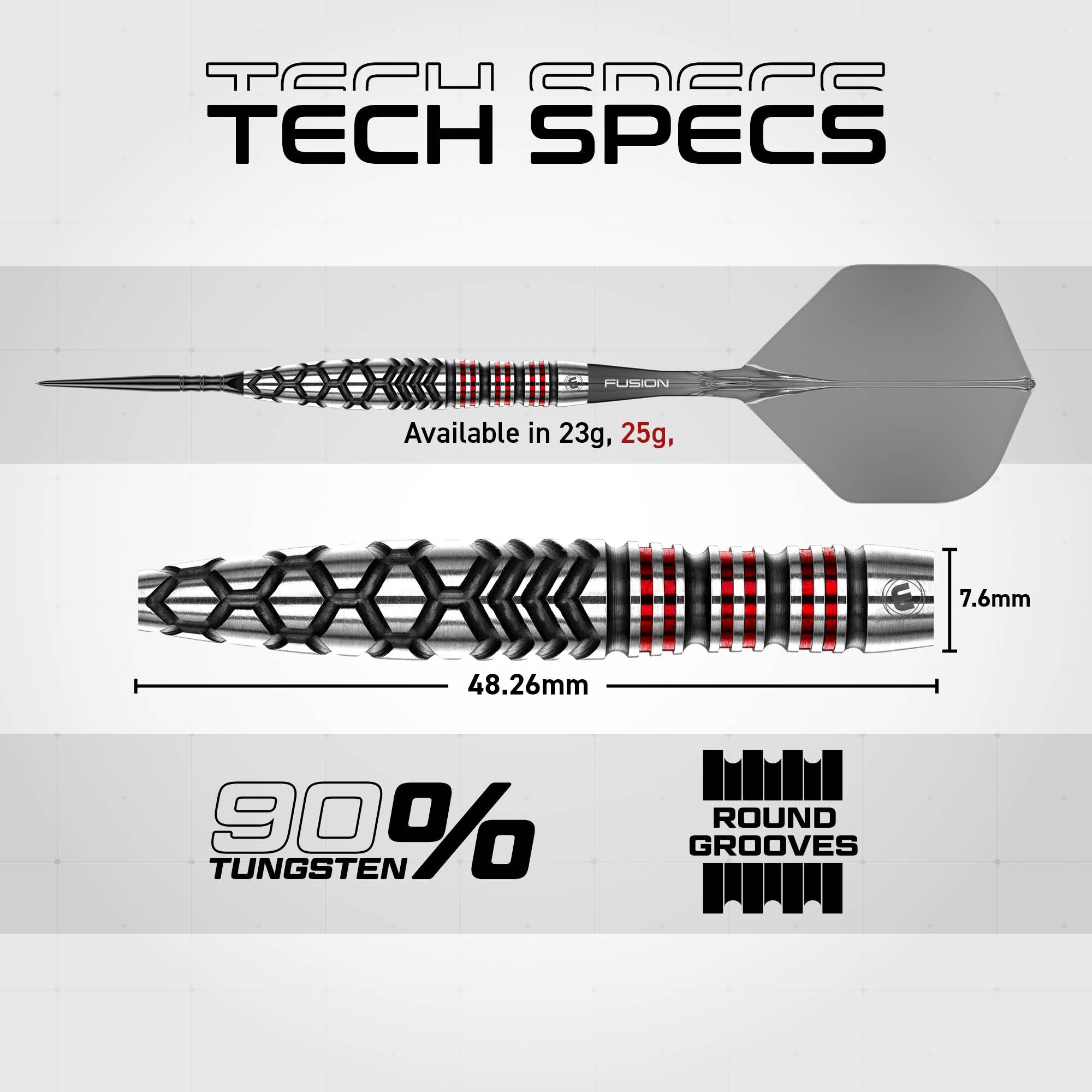 Winmau Fornax 90% Switch Point Darts | Torpedo