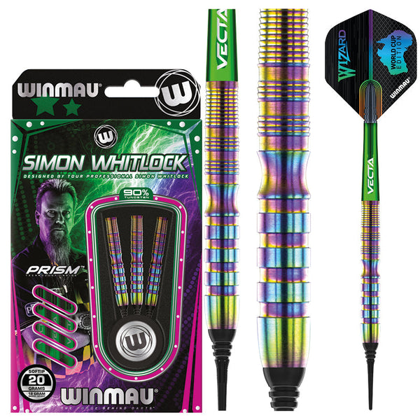 Winmau　Simon withlochワールドカップ!新品未使用ダーツセット Simon Whitlock World Cup SE Softip Darts | Winmau.com