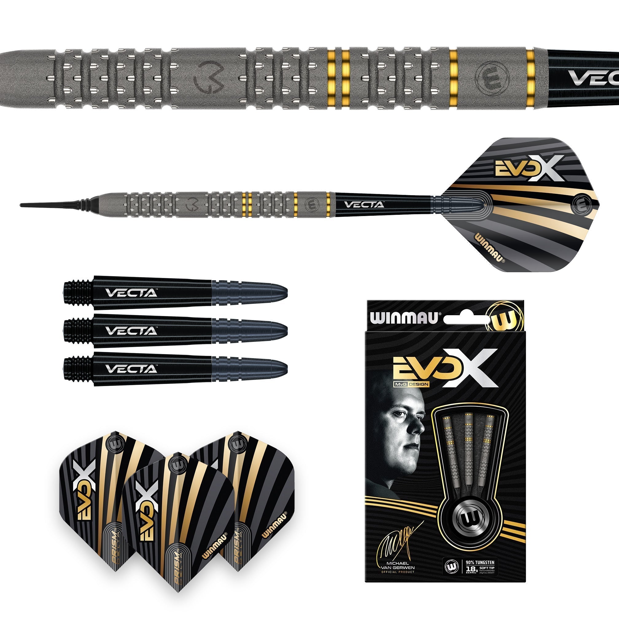 MVG Evo X Darts 90% Soft Tip
