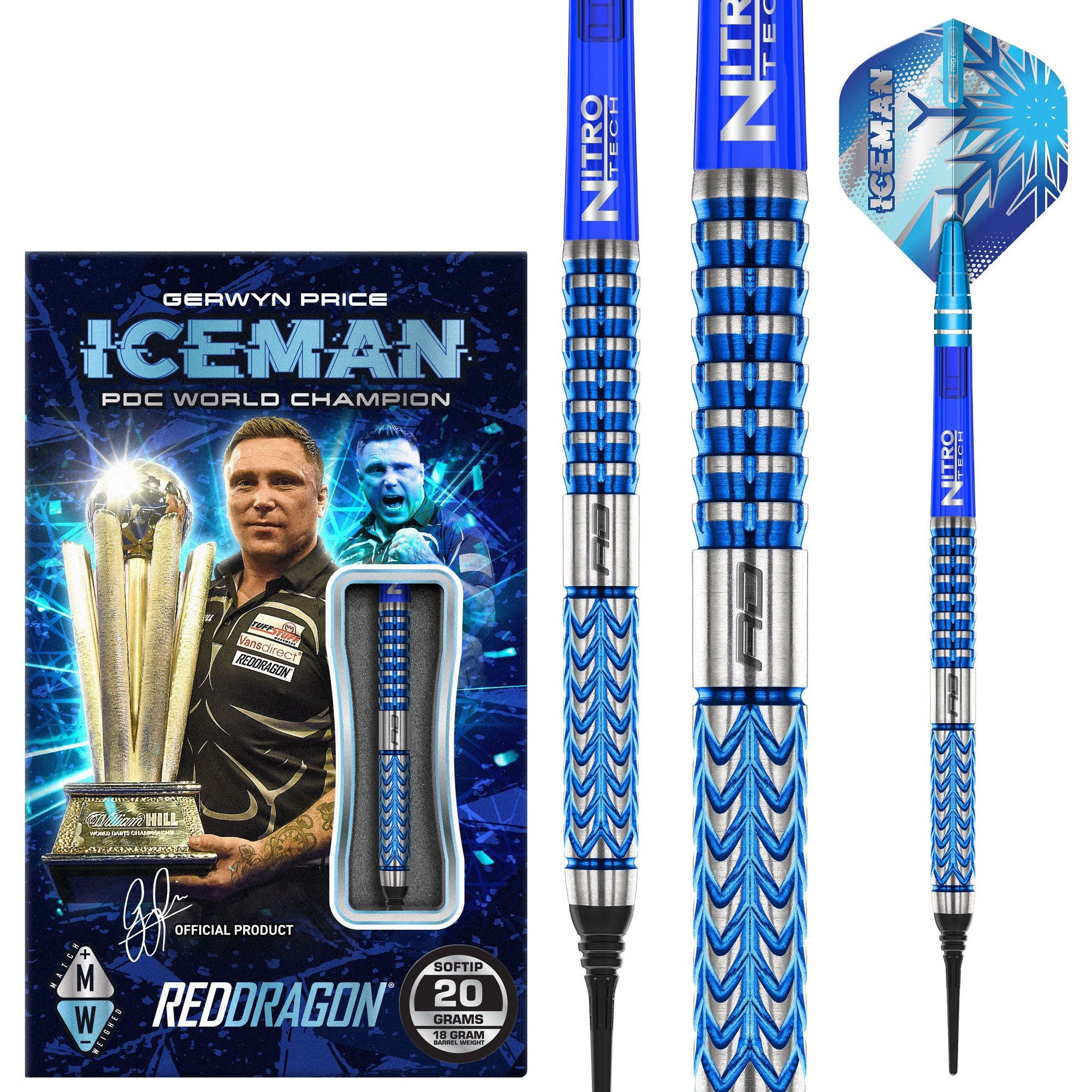 Gerwyn Price Glacier Soft Tip